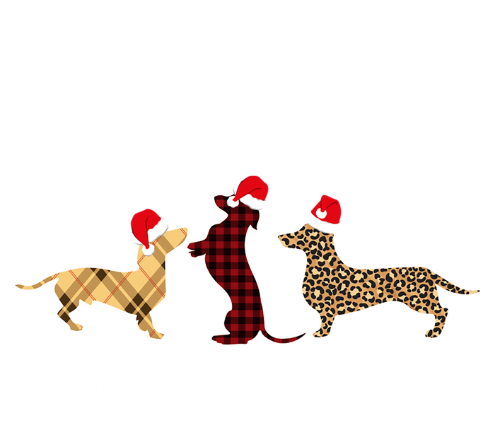 Dachshund Merry Christmas Cute Plaid Leopard Doxie Dog XMas Meaningful Gift T-Shirt