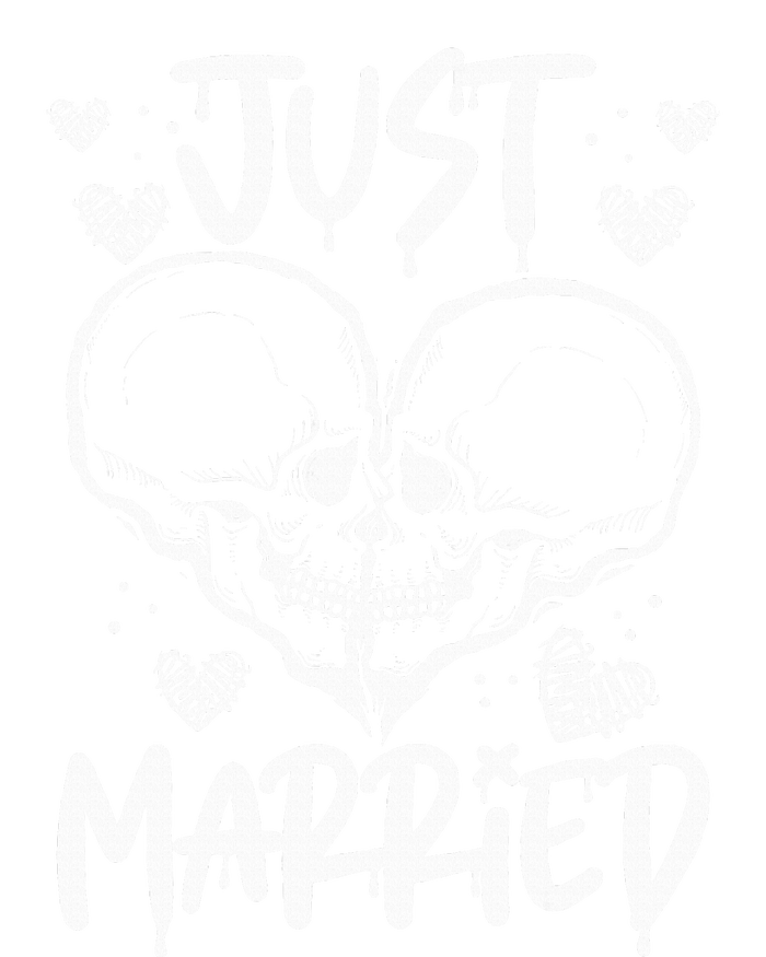 Just Married Halloween Skeleton Bride And Groom Wedding Ladies Essential Tank