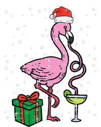 Christmas Flamingo Santa Tropical Xmas Vacation Funny Funny T-Shirt