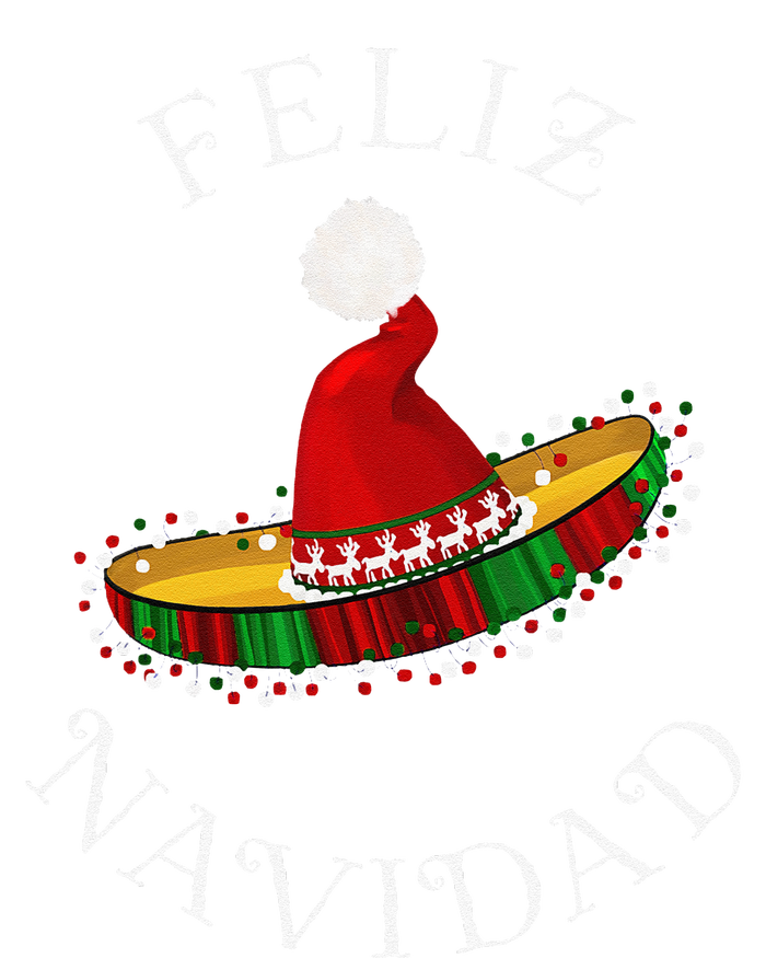 Feliz Navidad Santa Hat Sombrero Funny Christmas In Mexico Sweatshirt Cinch Pack Bag