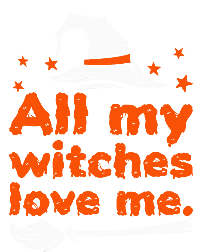 Funny Vintage All My Witches Love Me Halloween T-Shirt