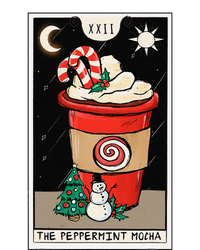 Christmas Tarot Card The Peppermint Mocha Coffee Lover Cafe Coaster