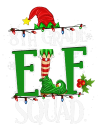 Christmas Teacher 8th Grade Elf Squad Xmas Lights Pajamas Toddler Sweatshirt