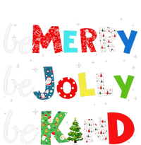 Be Merry Be Jolly Be Kind Christmas Tree Family Christmas Women's Racerback Tank