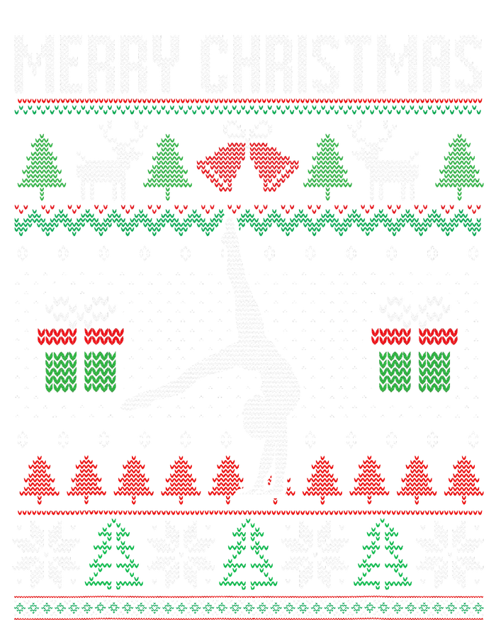 Christmas Gymnastics Player Gymnast Sport Lover Ugly Funny T-Shirt