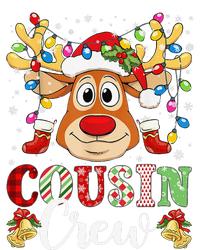 Christmas Cousin Crew Reindeer Santa Hat Lightsns T-Shirt