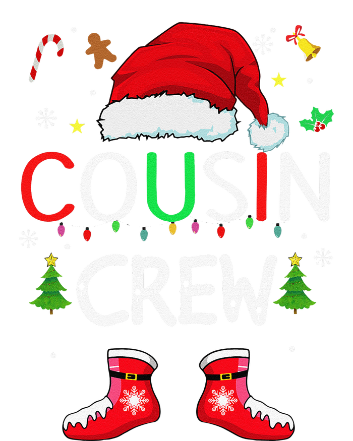 Cousin Crew Christmas Family Squad Naughty Matching Santa T-Shirt