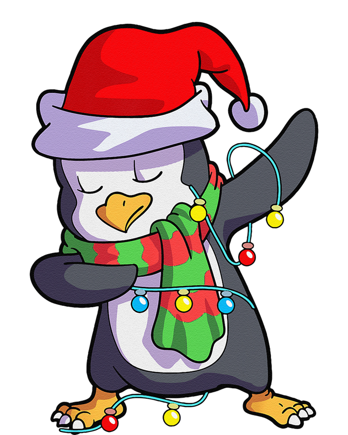 Christmas Dabbing Penguin Matching Family T-Shirt