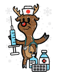 Christmas Nurse Reindeer Funny Xmas Nursing Scrub Top Funny Ladies Essential Tank