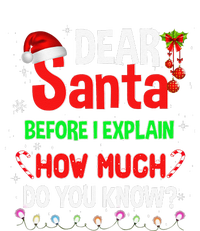 Christmas Dear Santa Before I Explain How Much Do You Know Sustainable Knit Beanie