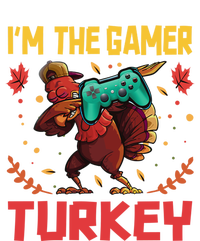 Im The Gamer Turkey Video Gaming Happy Funny Thanksgiving Gift Pom Pom 12in Knit Beanie