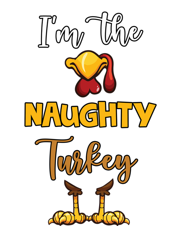 Im The Naughty Turkey Matching Family Turkey Thanksgiving Gift Mesh Reversible Basketball Jersey Tank