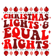 Christmas Lights & Equal Rights Feminist Pajama ProChoice Toddler Sweatshirt