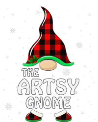 Artsy Gnome Buffalo Plaid Matching Family Christmas Stripe Pom Pom Beanie