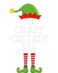 Crazy Cat Lady Elf Funny Christmas Matching Family Pajama T-Shirt