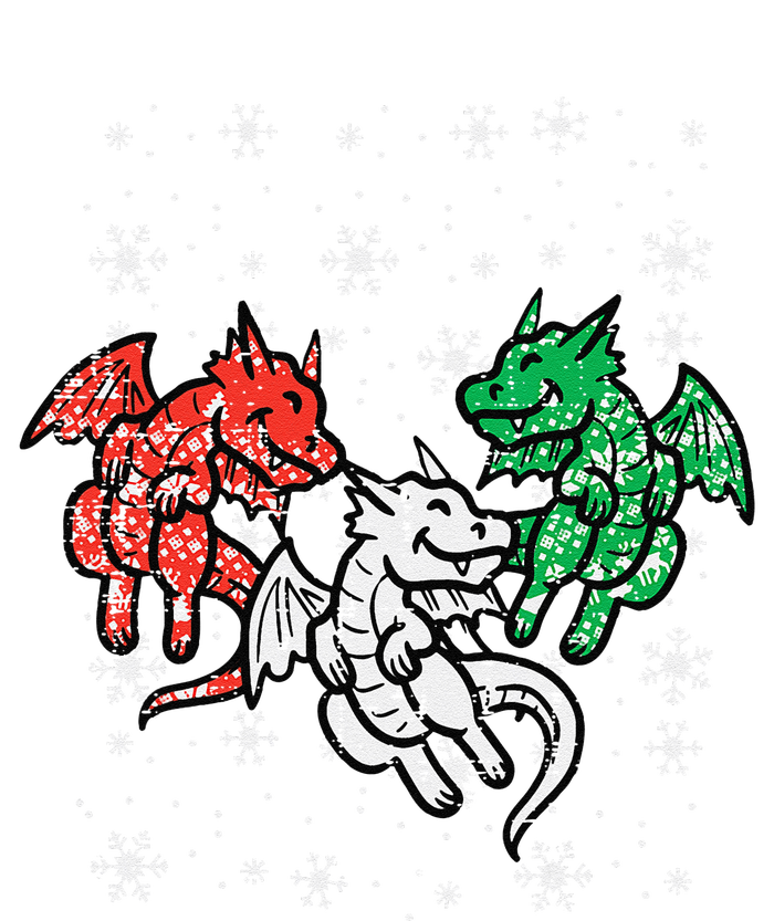 Christmas Dragons Funny Mythical Animal Funny Funny Kids Hoodie