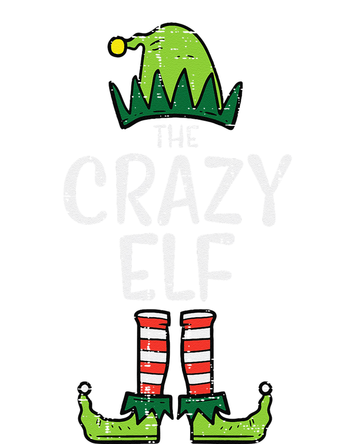 Crazy Elf Xmas Matching Christmas For Family Funny Tall Sweatshirt