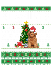 Easily Distracted By Poodle And Chirstmas Tree Merry Xmas Funny Gift Poster