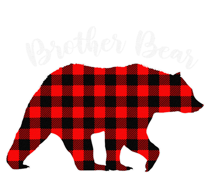 BROTHER BEAR Buffalo Plaid Red Funny Christmas Pajama Family Sustainable Knit Beanie