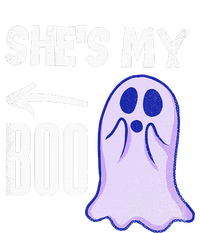 Shes My Boo Cute Ghost Matching Couple Halloween Costume Yupoong Adult 5-Panel Trucker Hat