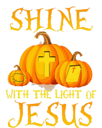 Shine With The Light Of Jesus Christian Halloween Pumpkin Mesh Reversible Basketball Jersey Tank