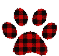 Buffalo Plaid Paw Print Dog Or Cat Lovers Christmas Mesh Reversible Basketball Jersey Tank