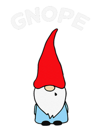 Gnope Gnome Nope Funny Christmas Party Funny Funny Valucap Bio-Washed Visor