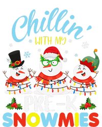 Chillin With My PreK Snowmies Teacher Christmas Xmas Lights T-Shirt