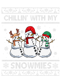 Chillin With My Snowmies Funny Ugly Christmas Pajama Xmas Sustainable Beanie