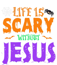 Life Without Jesus Is Scary Fall Christian Halloween Jesus Coaster