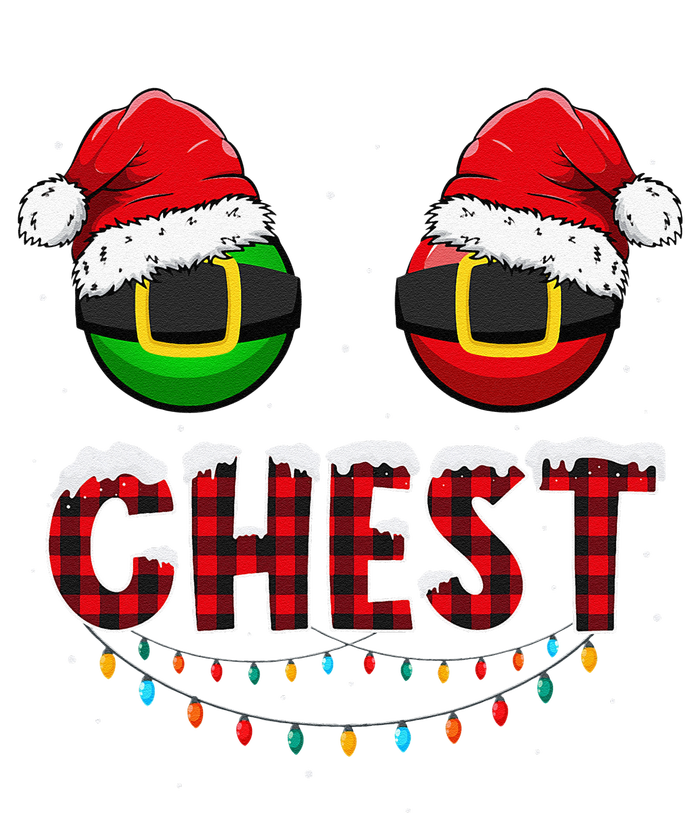 Chest Nuts Funny Matching Chestnuts Christmas Couples Chest 16 in Basic Backpack