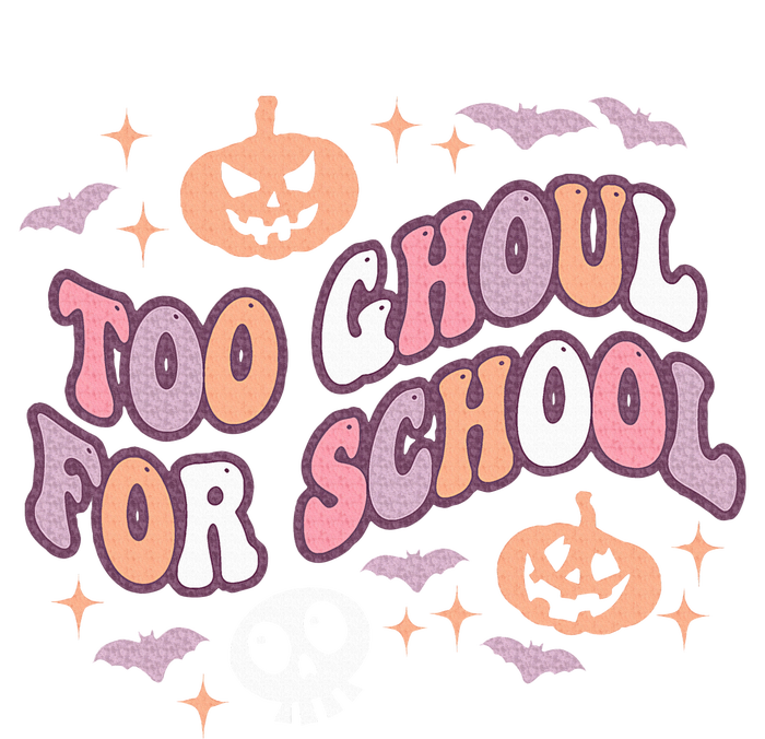 Cute Halloween Teacher School Ghouls Groovy Trick Or Teach PosiCharge RacerMesh Polo