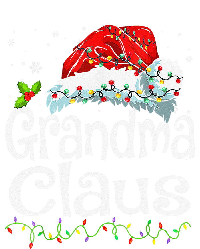 Grandma Claus Christmas Lights Family Matching Pajama T-Shirt