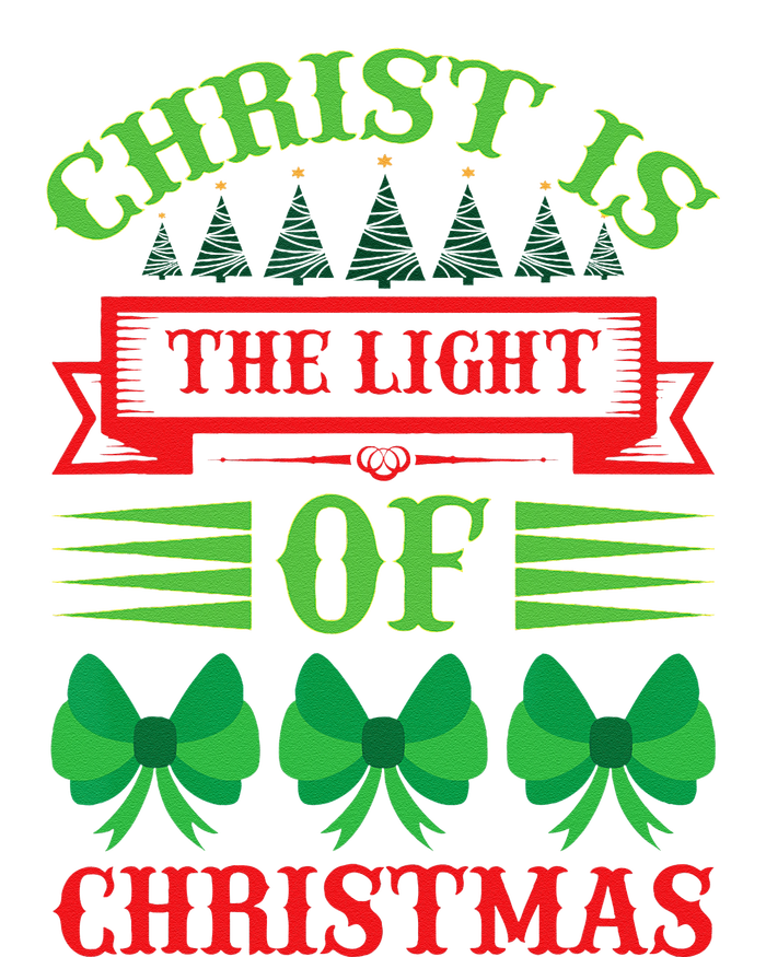 Christ Is The Light Of Christmas Pajama Xmas Christian Tank Top