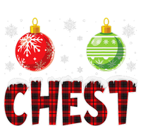 Chest Nuts Matching Chestnuts Funny Christmas Couples Chest Cute Pom Pom 12in Knit Beanie