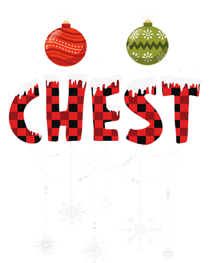 CHEST NUTS Matching Chestnuts Funny Christmas Couples Tall Sweatshirt