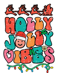 Groovy Christmas Jolly Holly Vibes Retro Xmas Funny Funny Tall Sweatshirt