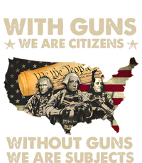 With Guns We Are Citizens Without Guns We Are Subjects Dry Zone Grid Polo