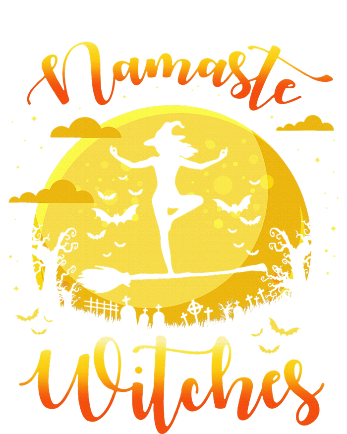 Namaste Witches Halloween Yoga Lover Costume Gifts Flexfit Unipanel Trucker Cap