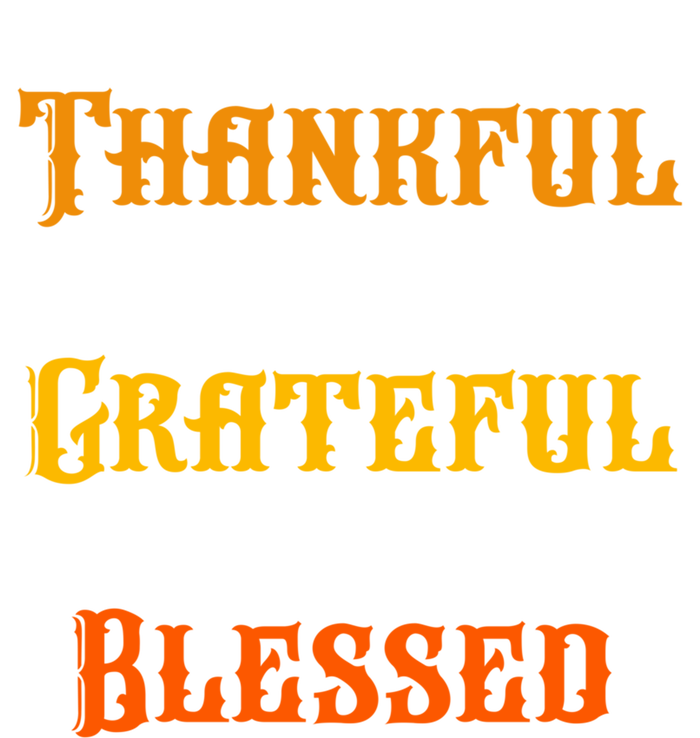 Thankful Grateful And Blessed Gift Kids Hoodie