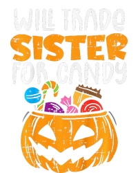 Will Trade Sister For Candy Funny Halloween Family Performance Long Sleeve Polo