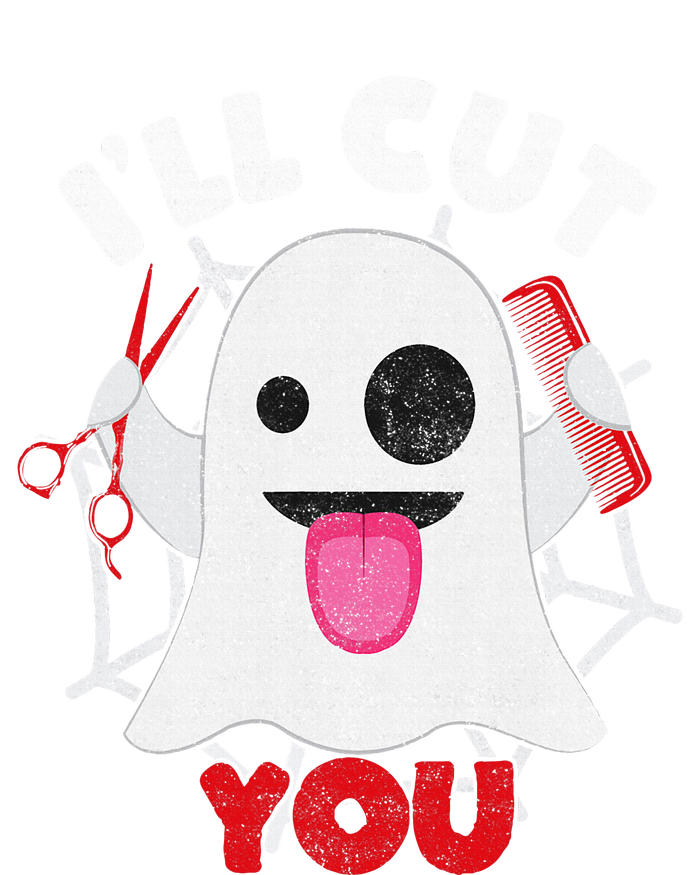 Hairdresser Ill Cut You Hairstylist Halloween Ghost Boo Full Zip Hoodie