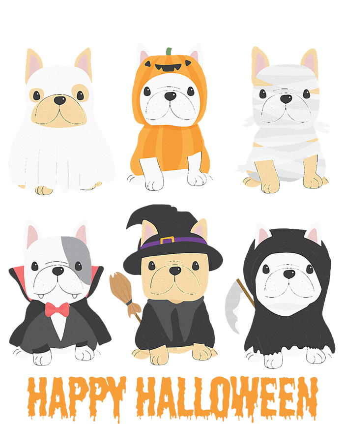 Happy Halloween Pug Dogs Cute French Bulldog Lover Gifts Doggie Tank