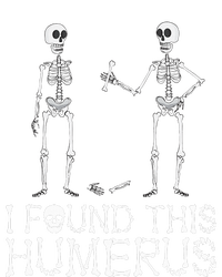 I Found This Humerus Funny Spooky Skeleton Halloween Toddler Fine Jersey T-Shirt