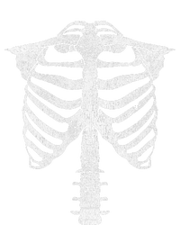 Skeleton Torso Rib Cage Halloween T-Shirt