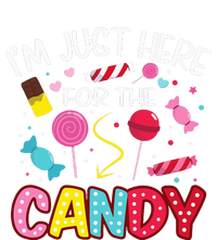 Im Just Here For The Candy Halloween Cute Lollipop Sweets Womens California Wash Sweatshirt