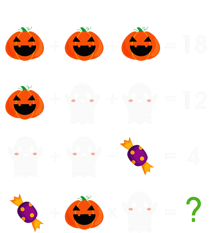 Order Of Operations Halloween Quiz Funny Math Teacher 16 in Basic Backpack