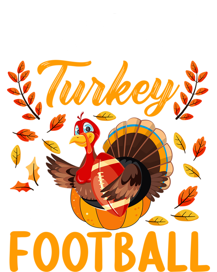 Family Thanksgiving Pie Football Cartoon Turkey Autumn Cool Gift Kids Hoodie