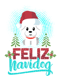 Feliz Navidog Poodle Dog Christmas Tree Christmas Gift Funny Gift V-Neck T-Shirt