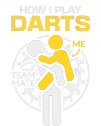 How I Play Darts Funny Darts Player Dry Zone Grid Polo